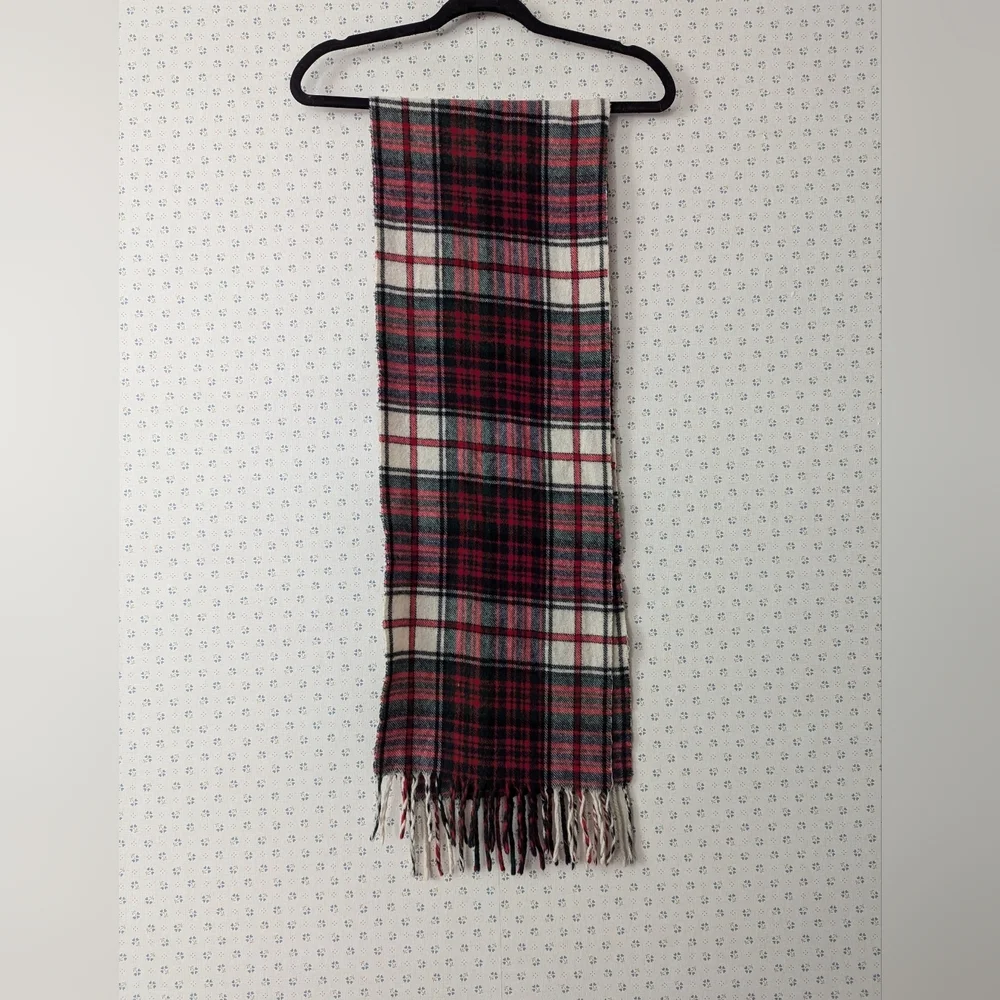 Wool Vintage Plaid Tartan Scarf Clan Scottish Highlander Outlander